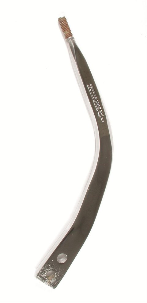 Hurst Competition Plus Flat Shifter Sticks 5387436 Replacement Stick, Steel, Chrome, 10.18 in. Long, 3/8 in.-16 Thread, Each