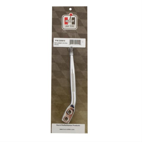 Hurst Competition Plus Round Shifter Sticks 5389015 Stick, Plus, Round, Lay Back, Steel, Chrome, 8.240 in. Length, Each