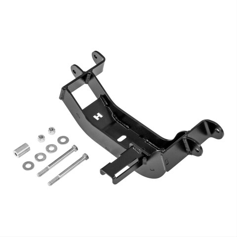 Hurst Transmission Crossmembers 67530002 Crossmember, Steel, Black Powdercoated, AOD, Ford, RWD, Each