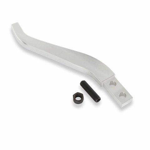 Hurst Billet Aluminum Shifter Sticks 53952HST Stick, Aluminum, Natural, Lay Back, 8.60 in. Length, 2.50 in. Layback, 3/8 in.-16 Threads, Universal, Each