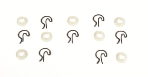 Hurst Pit Pack Shifter Bushings, Buttons, and Clips 3320001 Pack, Steel Clips, Nylon Competition Plus, Mastershift, Kit