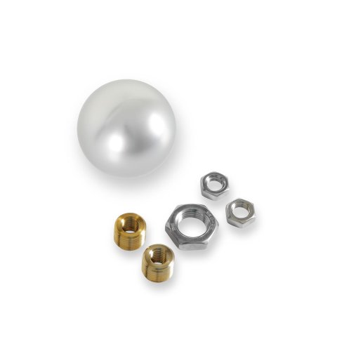 Hurst Shifters Shift Knobs 163002HST BILLET SHIFTER BALL SILVER BLANK
