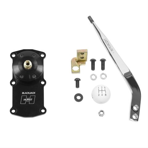 Hurst Blackjack Shifters 3912004 Shifter, Blackjack, Chrome, 3/8-16 in., Chevrolet, Tremec TKO500/600, Kit