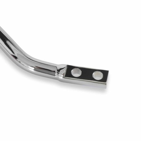 Hurst Tube Style Shifter Sticks 53900HST Stick, Steel, Chrome, Lay Back, 10.00 in. Length, 5.50 in. Layback, 3/8 in.-16 Threads, Universal, Each