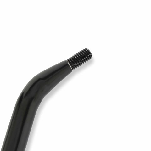 Hurst Tube Style Shifter Sticks 53955HST Stick, Steel, Satin Black, Lay Back, 8.60 in. Length, 2.50 in. Layback, 3/8 in.-16 Threads, Universal, Each