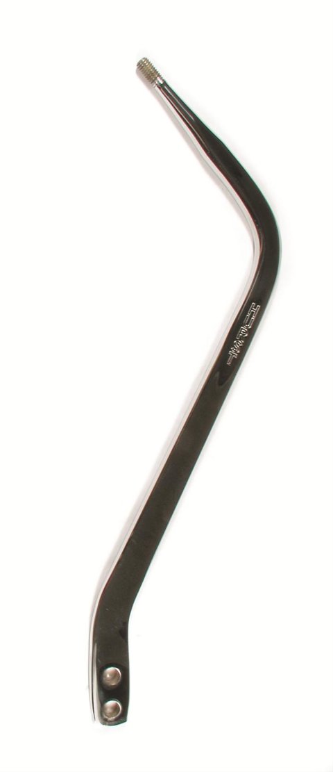 Hurst Competition Plus Flat Shifter Sticks 5384331 Replacement Stick, Steel, Chrome, 16.50 in. Long, 4.5 in. Layback, 3/8 in.-16 Thread, Each