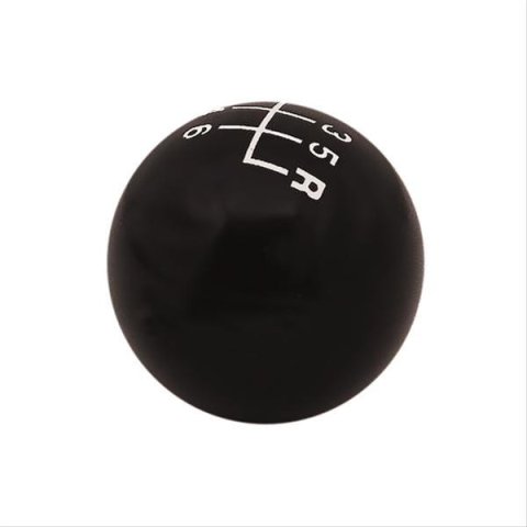 Hurst Classic Shift Knobs 1630140 Knob, Round, Plastic, Black, 6-Speed Pattern, Manual Transmission, Each