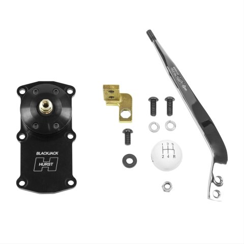 Hurst Blackjack Shifters 3912007 Shifter, Blackjack, Chrome, 3/8-16 in., Chevrolet, Tremec TKO 500/600, Kit