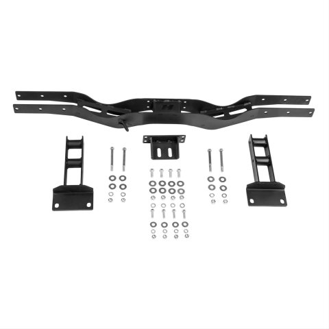 Hurst Transmission Crossmembers 67510020 Crossmember, Steel, Black Powdercoated, Buick, Chevrolet, GMC, Oldsmobile, Pontiac, RWD, Each