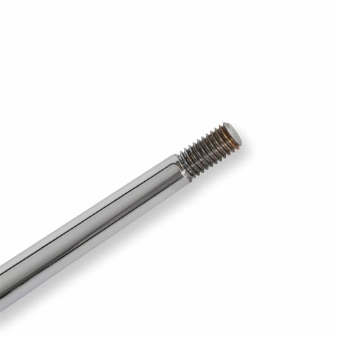 Hurst Tube Style Shifter Sticks 53850HST Stick, Steel, Chrome, Lay Back, 12.50 in. Length, 6.50 in. Layback, 3/8 in.-16 Threads, Universal, Each