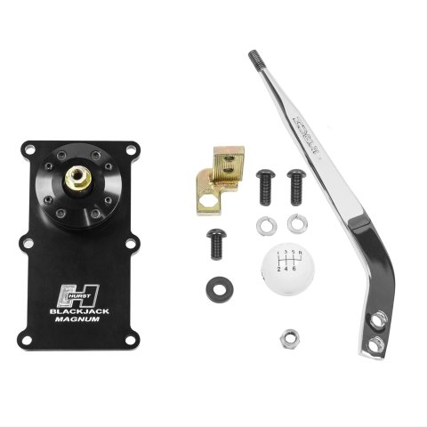 Hurst Blackjack Shifters 3913003 Shifter, Blackjack, Chrome, 3/8-16 in., Chevrolet, Tremec Magnum, Kit