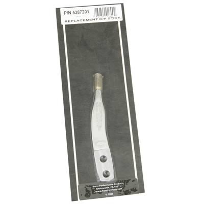 Hurst Competition Plus Flat Shifter Sticks 5387201 Replacement Stick, Steel, Chrome, 3/8 in.-16 Thread, Each