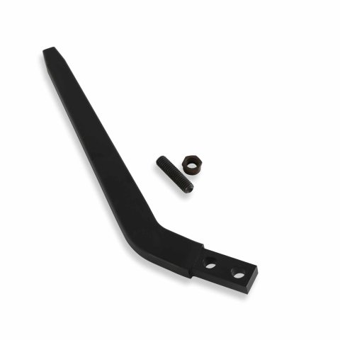 Hurst Billet Aluminum Shifter Sticks 53903HST Stick, Aluminum, Satin Black, Lay Back, 10.00 in. Length, 5.50 in. Layback, 3/8 in.-16 Threads, Universal, Each