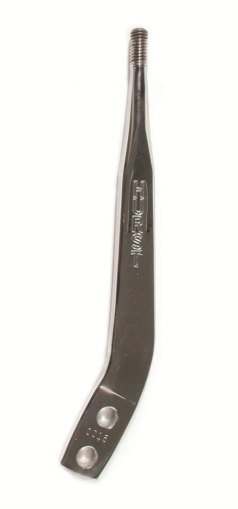 Hurst Competition Plus Flat Shifter Sticks 5380015 Replacement Stick, Steel, Chrome, 8.00 in. Long, 3/8 in.-16 Thread, Each