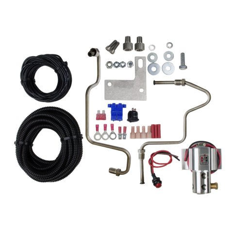 Hurst Roll Control Kits 5671520 Line Lock, 1/8 in. NPT Inlet/Outlet, Polished Stainless Steel, Dodge, Challenger, Each