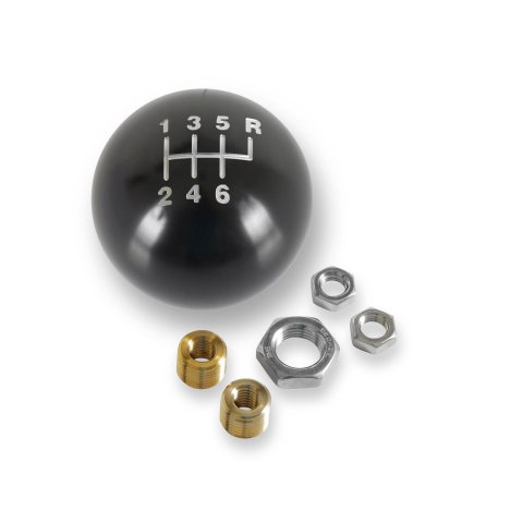 Hurst Shifters Shift Knobs 163601HST BILLET SHIFTER BALL GLOSS BLK GM 6SPD
