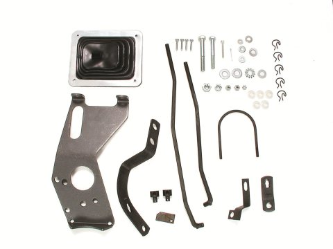 Hurst Mastershift Installation Kits 3670010 Shifter Kit, Mastershift, 3-Speed, Buick, Chevy, Oldsmobile, Pontiac, Kit