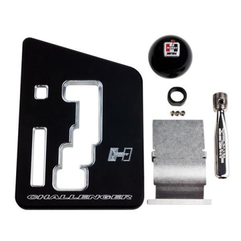 Hurst Mopar Comp Stick Kits 5380402 Shifter, Black Plate/Knob, Dodge, With Autostick, Each