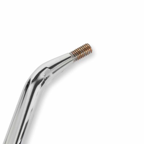 Hurst Tube Style Shifter Sticks 53954HST Stick, Steel, Chrome, Lay Back, 8.60 in. Length, 2.50 in. Layback, 3/8 in.-16 Threads, Universal, Each