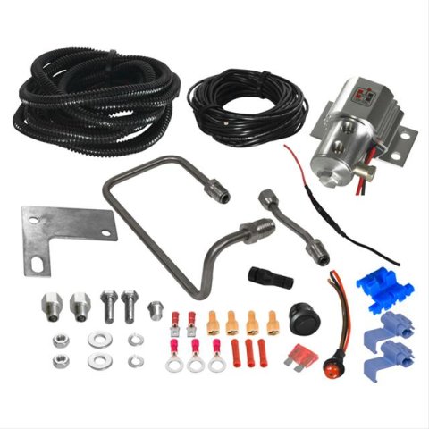Hurst Roll Control Kits 5671519 Line Lock, 1/8 in. NPT Inlet/Outlet, Polished Stainless Steel, Ford, Mustang, Each