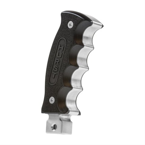 Hurst Pistol-Grip Shifter Handles 1531003 Knob, Pistol Grip, Direct Fit, Chevy Camaro, Manual Transmission, TR3160, Black Anodized, Aluminum, Each