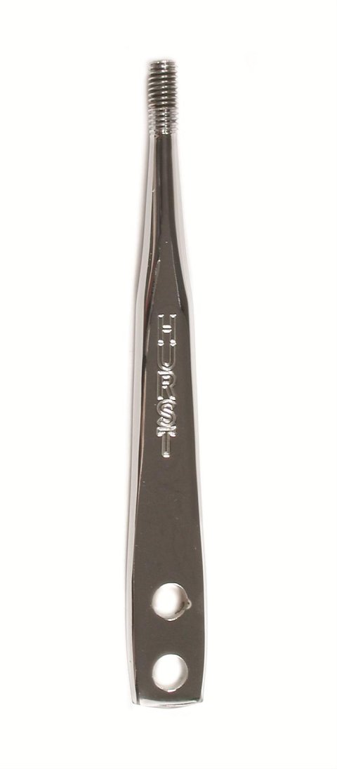 Hurst Competition Plus Flat Shifter Sticks 5387238 Replacement Stick, Steel, Chrome, 7.50 in. Long, 3/8 in.-16 Thread, Each