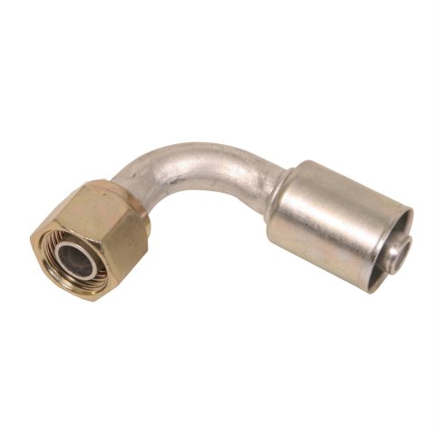 Vintage Air Beadlock O-Ring Conditioning Hose Ends 35833-VUG A/C End, #10 Conditioning, 90 Degree, Beadlock, Aluminum, For A/C Standard Hose, Each
