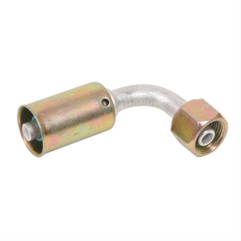 Vintage Air Beadlock O-Ring Conditioning Hose Ends 35831-VUG A/C End, #6 Conditioning, 90 Degree, Beadlock, For A/C Standard Hose, Each