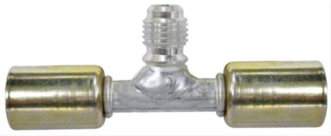 Vintage Air Inline Safety Switch Ports 34829-VUG A/C Port, In-Line Hose Splice, Beadlock, #6 Conditioning, Aluminum, Natural, Each