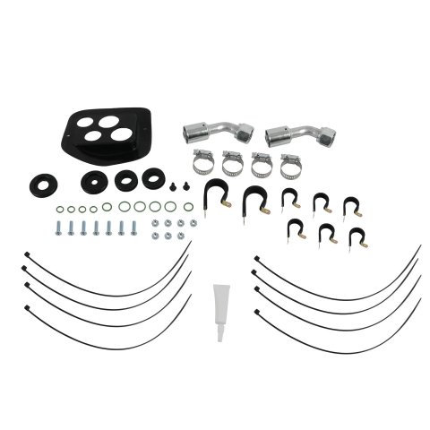 Vintage Air SureFit Modified Refrigeration Line Kits 531051 Conditioning Hoses, Line, Aluminum/Rubber, Natural, Fittings, Dodge, Plymouth, Kit
