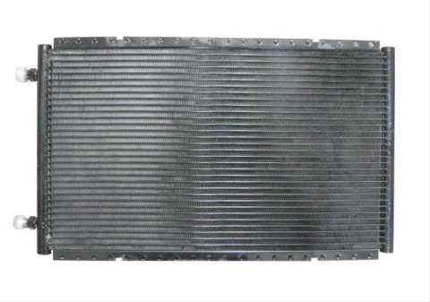 Vintage Air SuperFlow Condenser Kits 37033 Conditioning Condenser, SuperFlow, Aluminum, Black, Kit