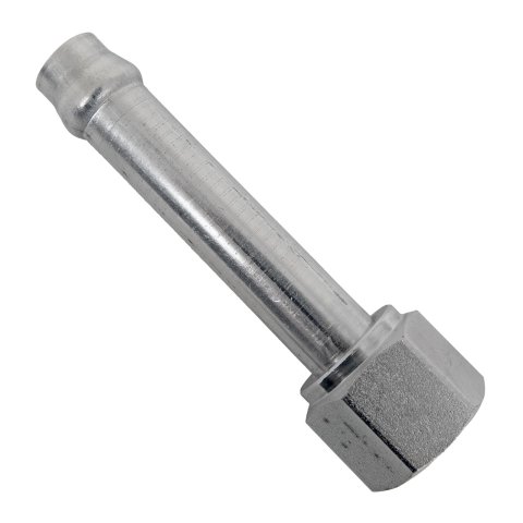 Vintage Air O-Ring Heater Fittings 121004 Fitting, Fitting, Straight, Aluminum, Nipple, 5/8 in. Hose End, -10 Hose End, Female O-ring, Each