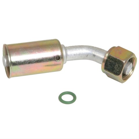 Vintage Air Beadlock O-Ring Conditioning Hose Ends 35821-VUG A/C End, #6 Conditioning, 45 Degree, Beadlock, For A/C Standard Hose, Each