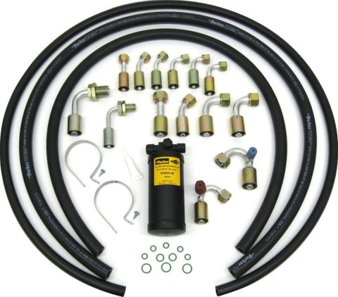 Vintage Air Standard Refrigeration Line Kits 31700-VBD Conditioning Lines, Drier, Barrier Hose, Kit