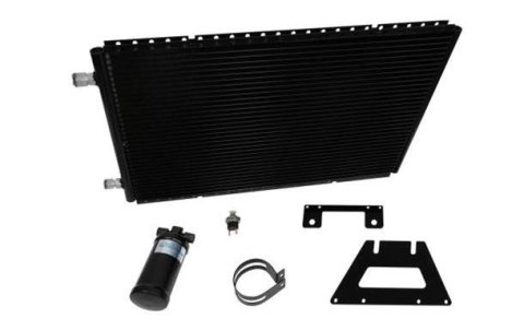 Vintage Air SureFit Condenser Kits for 1966-1967 CHEVELLE - 21252 Conditioning Condensers, Condenser, Aluminum, Black, 24. in x 14. in, Drier, Steel, Black, Bracket, Mounting Hardware, Chevy, Kit