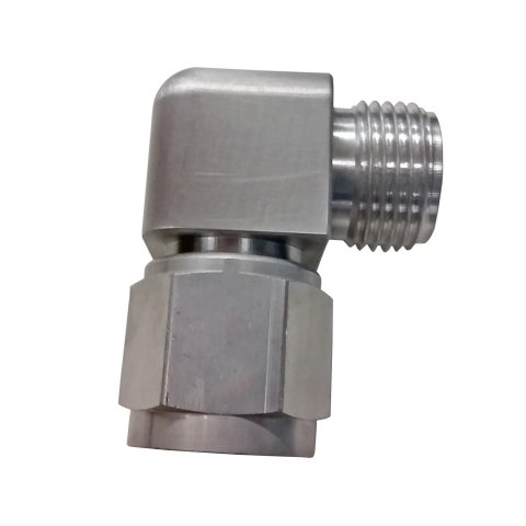 Vintage Air ProLine TiteFit Fittings 366102 Fitting, Conditioner, 90 Degree, -10 Hose End, Female O-ring Pilot, Each