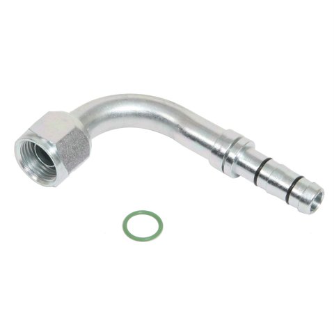 Vintage Air E-Z Clip Conditioning Hose Ends 347300-VUR A/C End, #10 Conditioning, 90 Degree, Clip, For A/C hose, Each