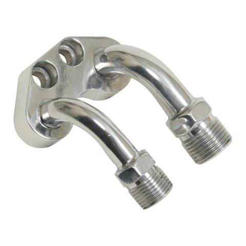 Vintage Air Front Runner TiteFit Line Fittings 342311 Fitting, TiteFit, -8 and -10 Male Threads, Aluminum, Polished, Each