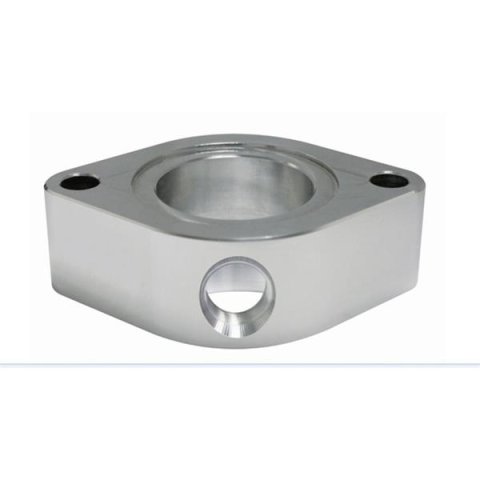 Vintage Air Water Neck Risers 706003 Spacer, Riser, Aluminum, 1/2 in. NPT Front Port, Chevy, V8, Each