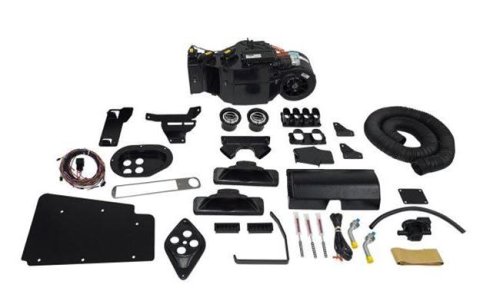 Vintage Air Gen-V SureFit Systems Evaporator Kits for 1966-1967 CHEVELLE - 561273 Conditioning Kits, Gen V Sure-Fit, Heater Control Valve, Duct Hose, Defrost Ducts, 24 in x 11 in. x 10 in, Aluminum, Black, Chevy,