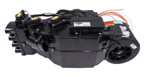 Vintage Air Gen-V Super Magnum Universal Climate Control Systems 675200 Conditioning Evaporator Core, Magnum, 4 Duct Outlets, Duct Hose, Evaporator, Plastic, Black, 2.50 in. Hose Diameter, Kit