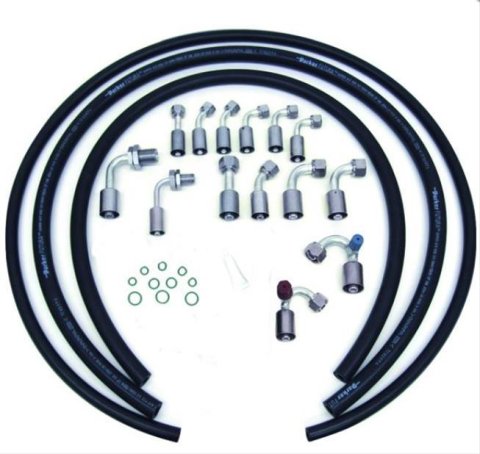 Vintage Air Standard Refrigeration Line Kits 547001 Conditioning, Lines, Rubber, Female Threads, Beadlock Fitting Type, Kit