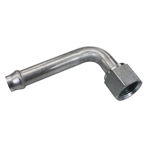 Vintage Air O-Ring Heater Fittings 121018 Fitting, Fitting, 90 degree, Aluminum, Nipple, 5/8 in. Hose End Size, -10 Hose End, Female O-ring, Each
