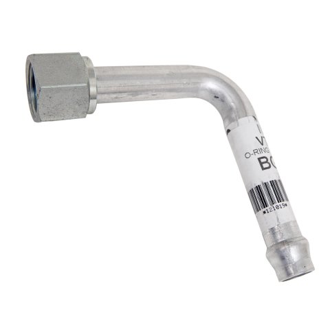 Vintage Air O-Ring Heater Fittings 121019 Fitting, Fitting, 90 degree, Nipple, 5/8 in. Hose End, -10 Hose End, Female O-ring, Extended Length