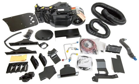 Vintage Air Gen-V SureFit Systems Evaporator Kits 755621 Conditioning Evaporator, Sure Fit, ABS Plastic, Black, Chevy, GMC, with Factory Air, Kit