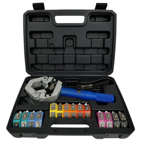 Vintage Air Refrigerant Line Crimping Tools 424010 Hose Assembly Tools, Tools, for Use with Lines, Hydra Krimp Type Tool, Toolbox, Kit