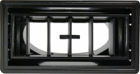 Vintage Air Standard Series Louvers 49327-VUL Louvers, In-Dash, Plastic, Black, Rectangular, 3.875 in. x 2.00 in., Each