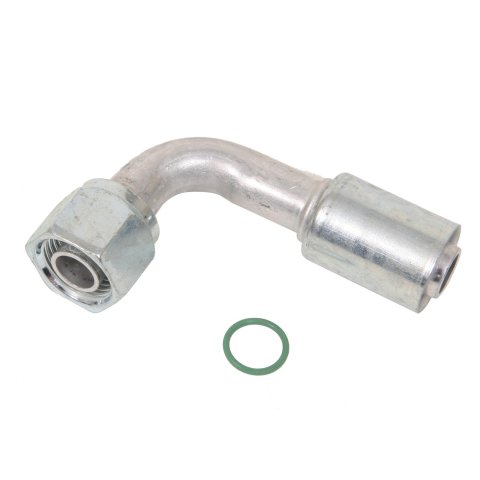 Vintage Air Beadlock Heater Fittings 354300 Fitting, 90 Degree, Conditioning Hose, -10 Hose End, 5/8 in. Hose, Each