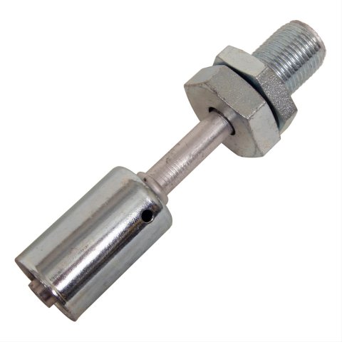 Vintage Air Bulkhead Conditioning Fittings 35861-VUG A/C Firewall Fitting, #6 Conditioning, Straight, Beadlock, Aluminum, Natural, Each