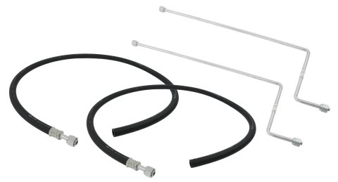 Vintage Air Standard Conditioning Hoses 521173 Hoses, Standard, Aluminum/Rubber, Black, Kit